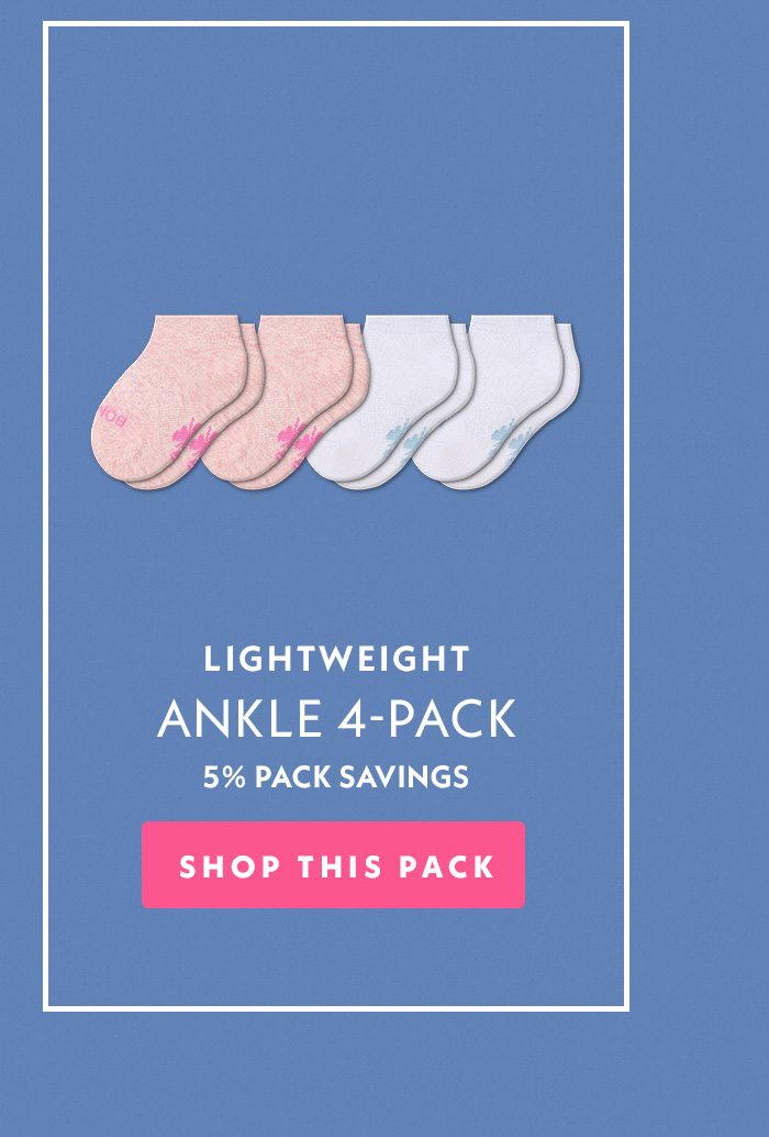 Lightweight Ankle 4 Pack | Shop This Pack