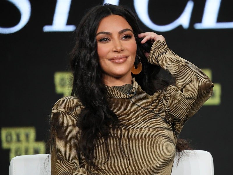 Kim Kardashian West of 'The Justice Project' speaks onstage during the 2020 Winter TCA Tour Day 12 at The Langham Huntington, Pasadena on January 18, 2020 in Pasadena, California.