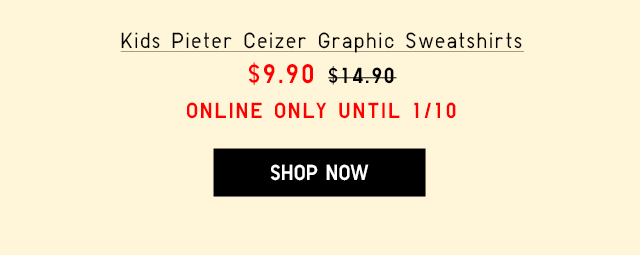 KIDS PIETER CEIZER GRAPHIC SWEATSHIRTS $9.90- SHOP NOW