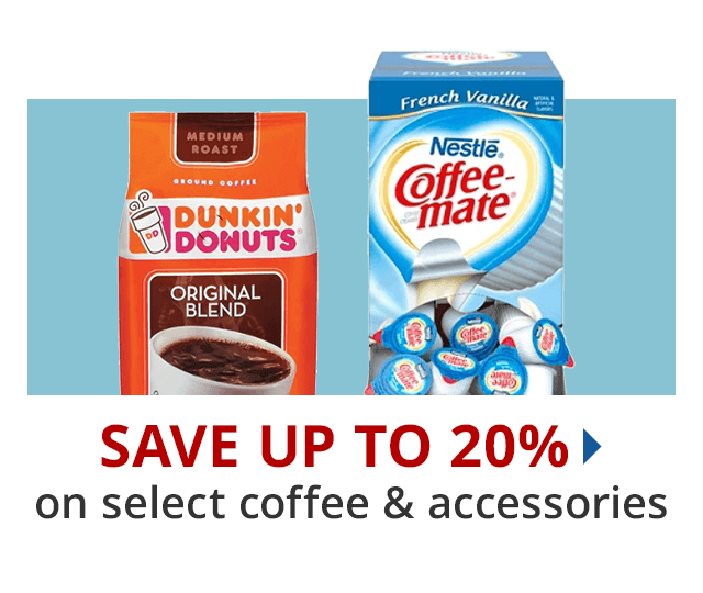 Save Up To 20% On Select K-Cup Pods & Coffee Supplies