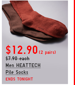 PDP8 - MEN HEATTECH PILE SOCKS