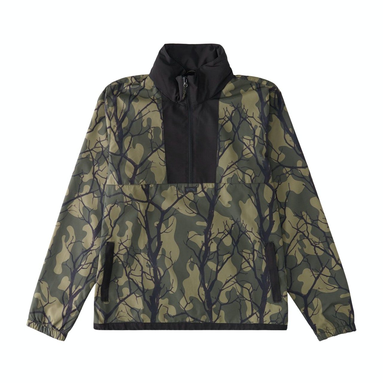 Billabong Windswell Anorak Mens Windproof Jacket - Olive Camo