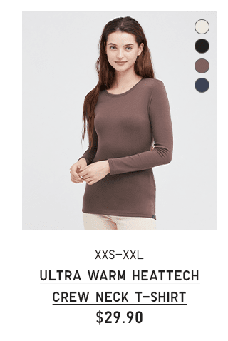 PDP3 - WOMEN ULTRA WARM HEATTECH CREW NECK T-SHIRT