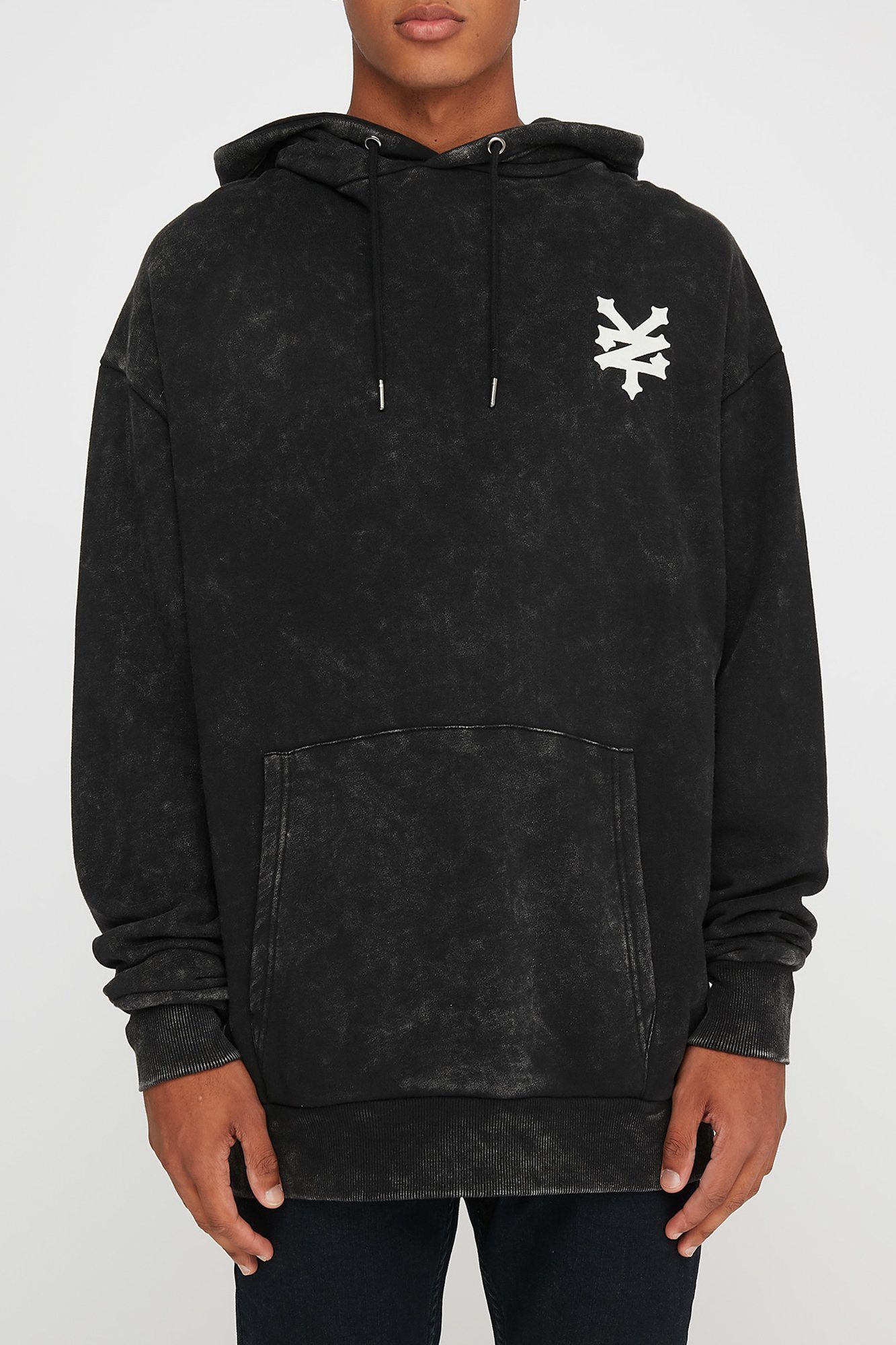 Image of Zoo York Mens Acid Wash Hoodie