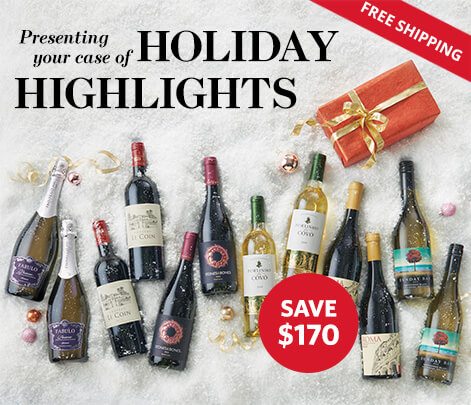 Enjoy 12 toast-worthy wines for only $89.99 plus BONUS gifts