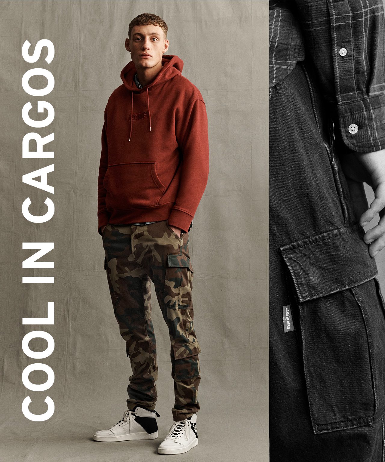 Cool in Cargos. SHOP NOW