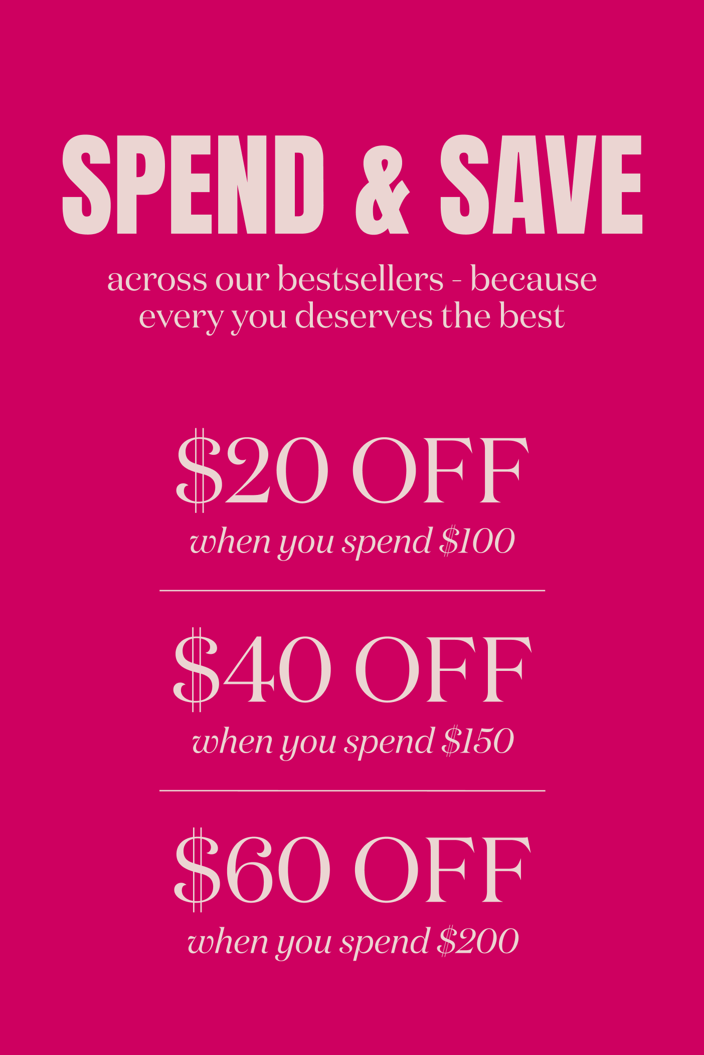 Spend & Save