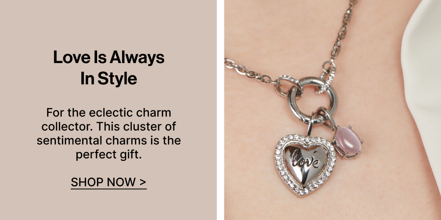 Love Is Always In Style | For the eclectic charm collector. This cluster of sentimental charms is the perfect gift. | SHOP NOW