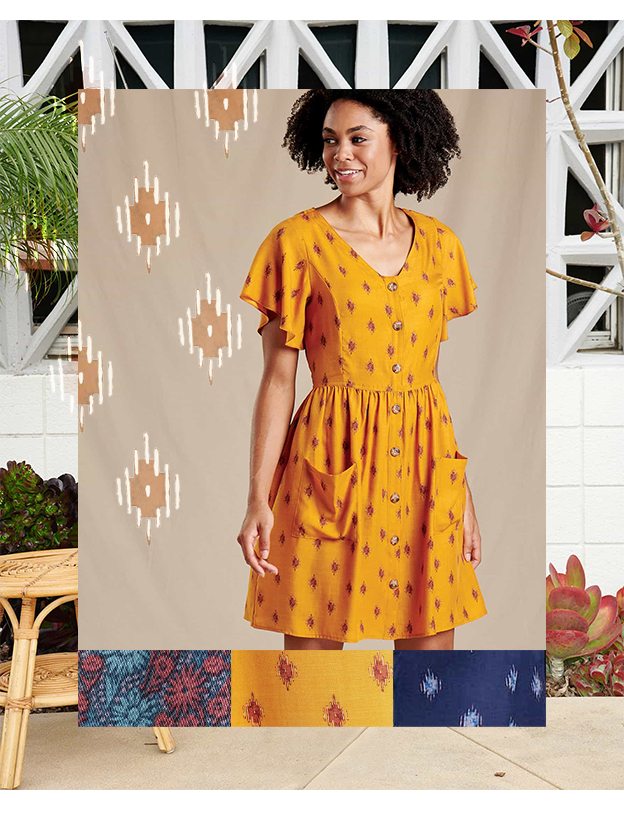 Shop Hillrose Short Sleeve Dress - Mashup