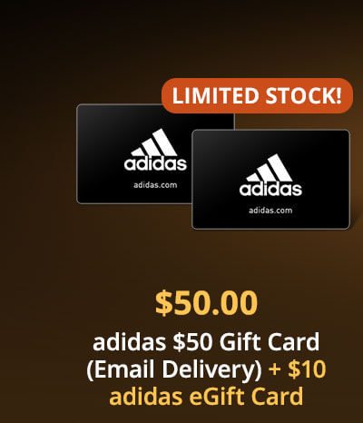 adidas $50 Gift Card (Email Delivery)