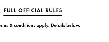 FULL OFFICIAL RULES