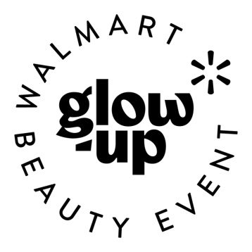 Glow Up Walmart Beauty Event Logo