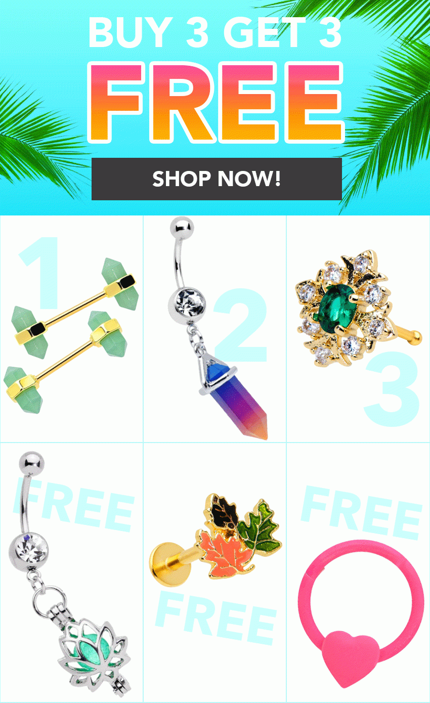 Buy 3 Get 3 Free - use code: B3G3AUG