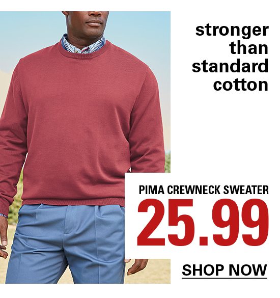 Pima Crewneck Sweater