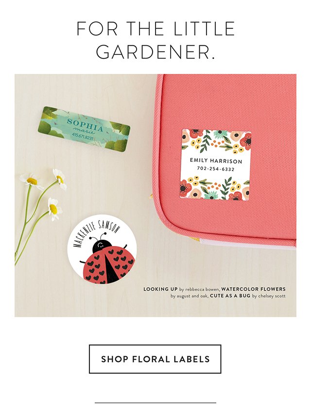 Floral Labels