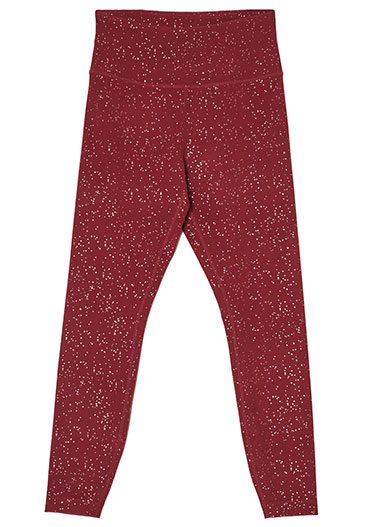 Explore High-Waisted Glitz Print 25" Legging Peached