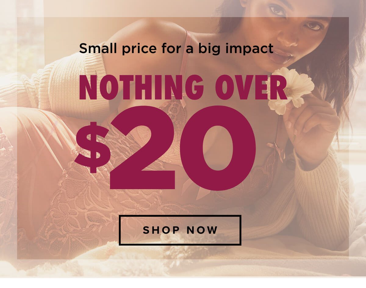 Nothing over $20