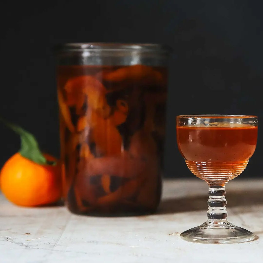 Clementine-Rum Liqueur