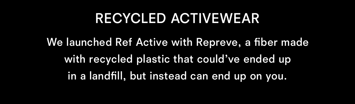 Recycle Activewear