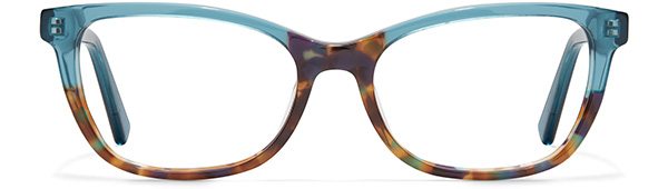 Womens Acetate Rectangle Eyeglasses 4435516