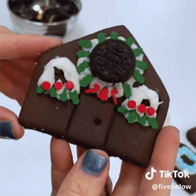 gingerbread house gif