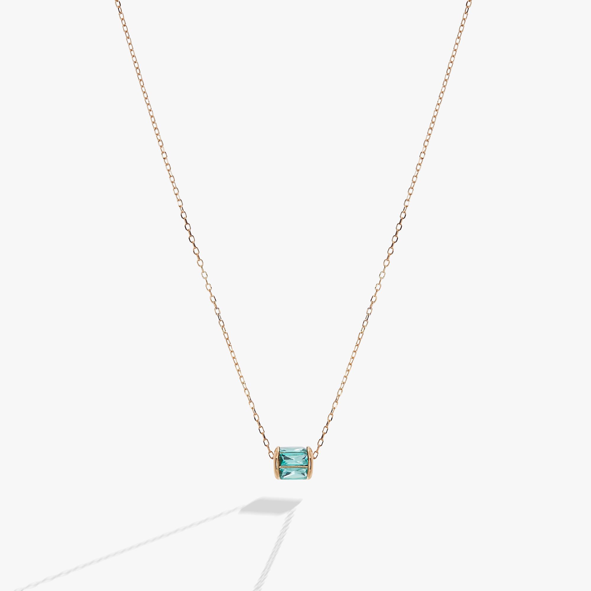 Image of December Birthstone Precious Pendant Necklace
