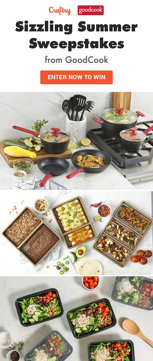 Win GoodCook Meal Prep Containers, Set of the New GoodCook BestBake MultiMeal Pans, and GoodCook ProEase Cookware Set!