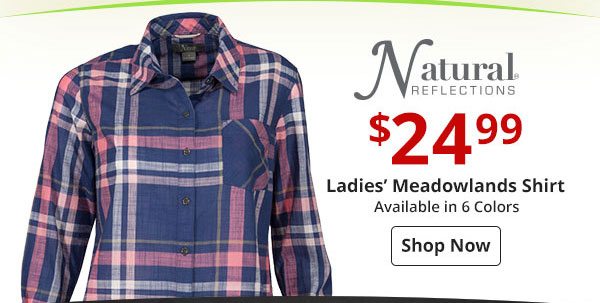 Natural Reflections Ladies Meadowlands Shirt
