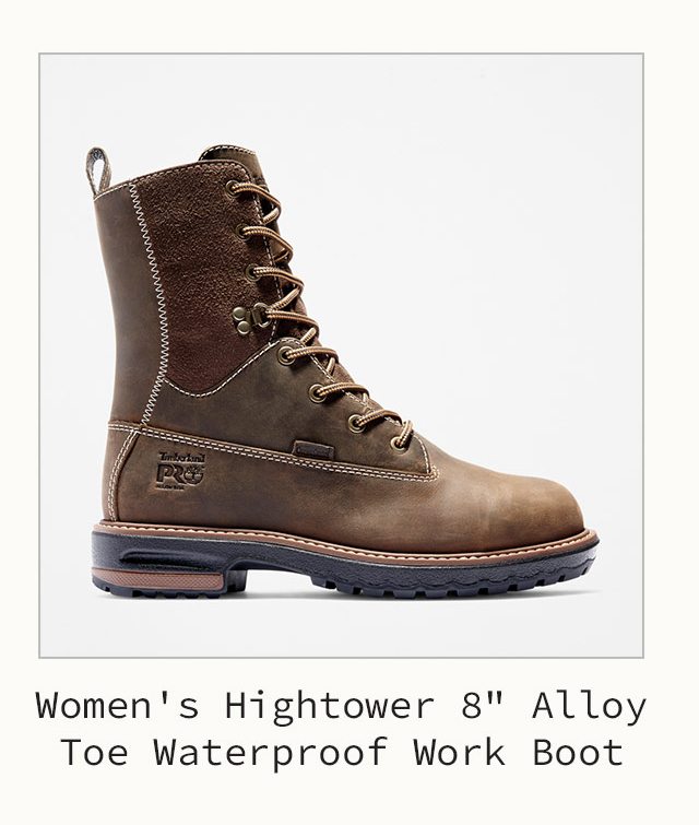 Women's Hightower 8 Inch Alloy Toe Waterproof Work Boot