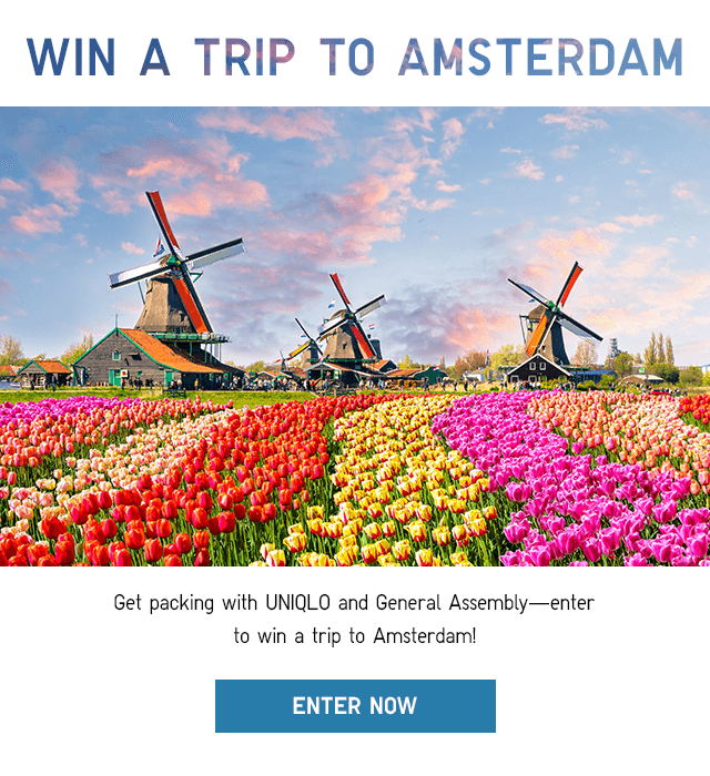 WIN A TRIP TO AMSTERDAM