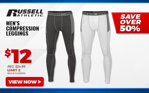 Russell Athletic Men's Compression Leggings