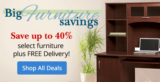 Save 40% on select furniture plus Free Delivery