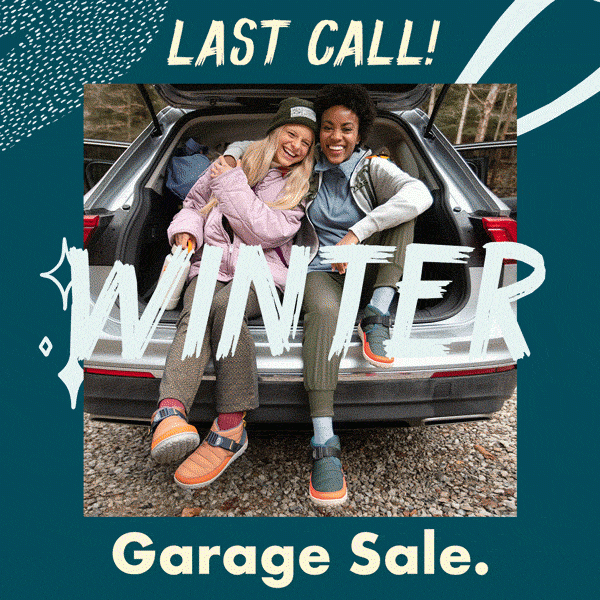 Winter Garage Sale. Shop Now