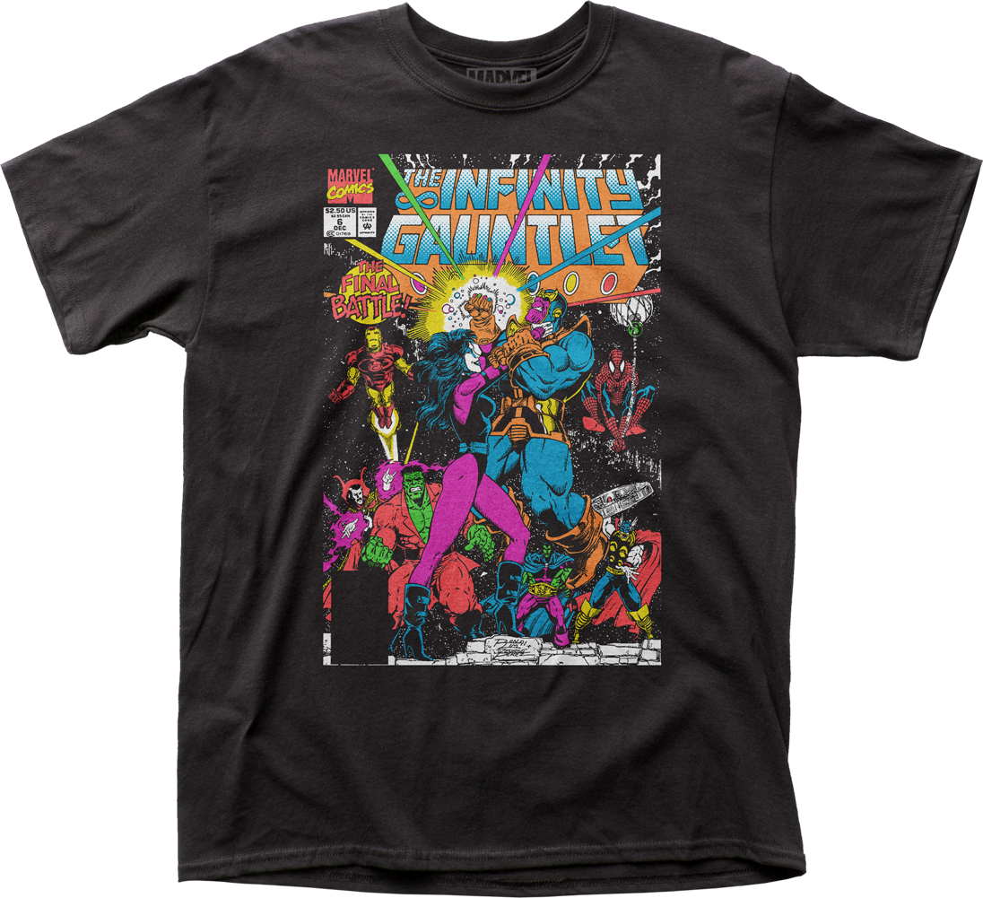 The Final Confrontation Infinity Gauntlet Marvel Comics T-Shirt