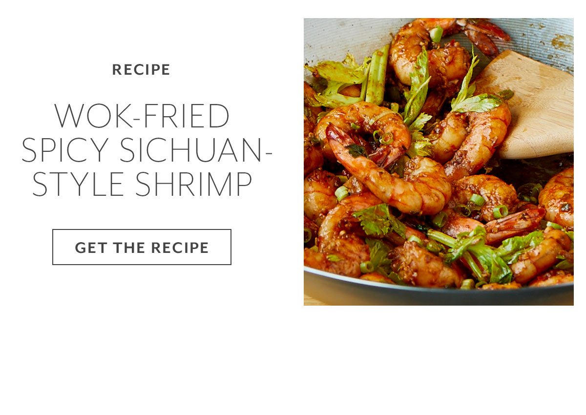 Wok-Fried Spicy Sichuan-Style Shrimp