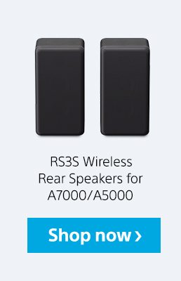 RS3S Wireless Rear Speakers for A7000/A5000 | Shop now
