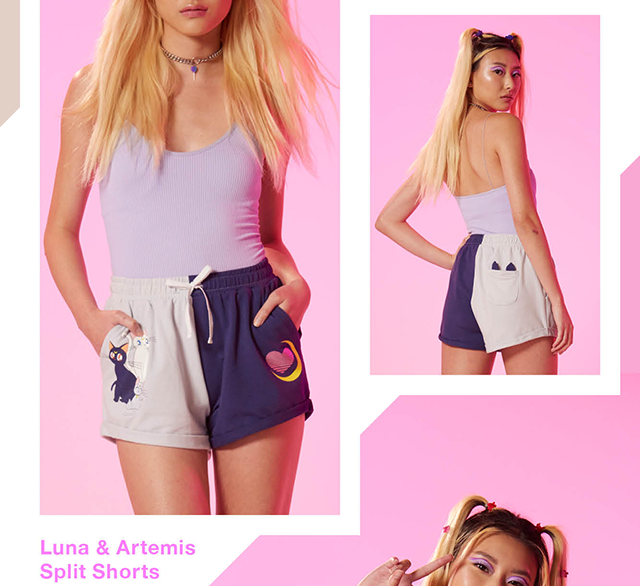 Luna & Artemis Split Shorts