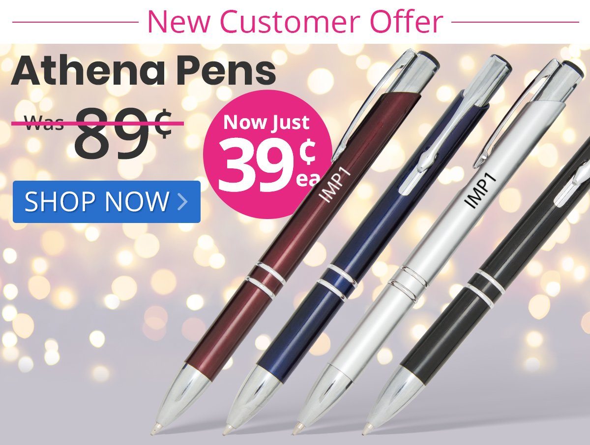 Athena Pens for only 39¢ each!