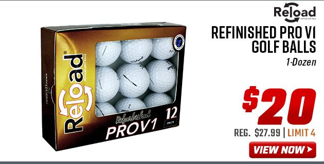 Reload Refinished Pro v1 Golf Balls 