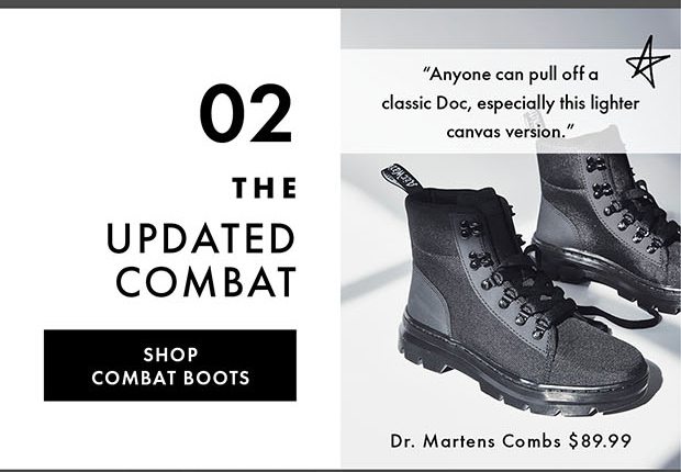 SHOP COMBAT BOOTS