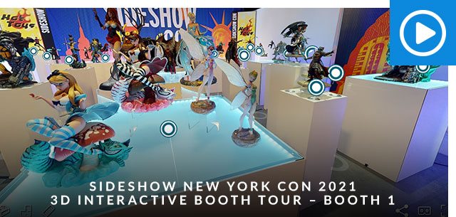Sideshow New York Con 2021 3D Interactive Booth Tour – Booth 1