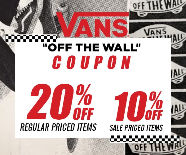 vans off the wall coupon