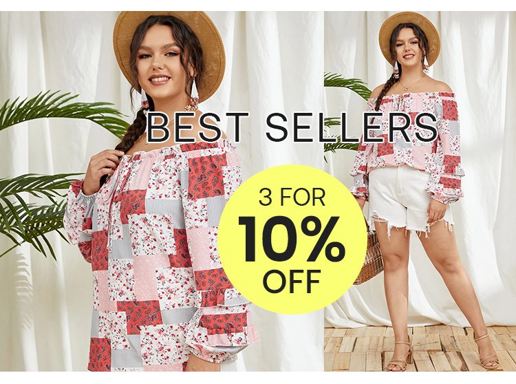 PLUS SIZE BUY 3 GET 10% OFF