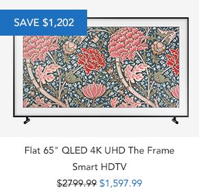 Shop Samsung Flat 65 QLED 4K UHD The Frame Smart HDTV