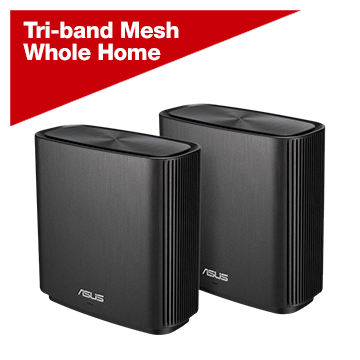 ASUS ZenWiFi AX6600 Whole-Home Tri-band Mesh WiFi 6 System 