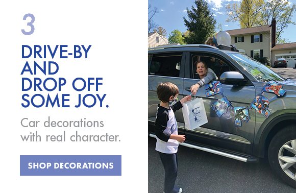 Drive-By and Drop Off Some Joy. | Car decorations with real character. | SHOP DECORATIONS