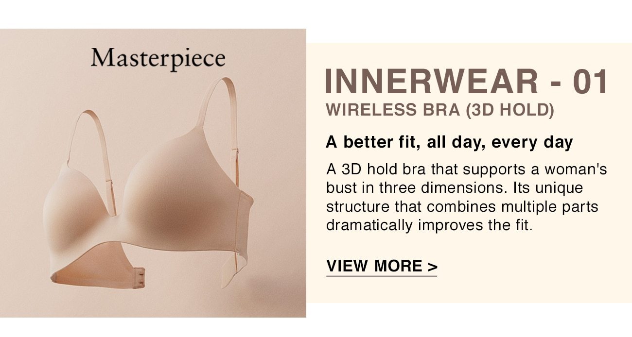 MASTERPIECE - WIRELESS BRA