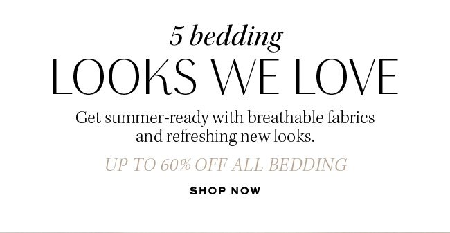 5 bedding looks we love