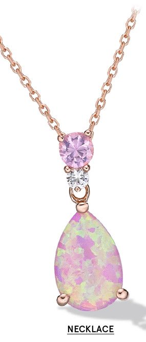 Pink Opal necklace