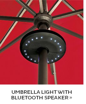 Umbrella Light with Bluetooth Speaker